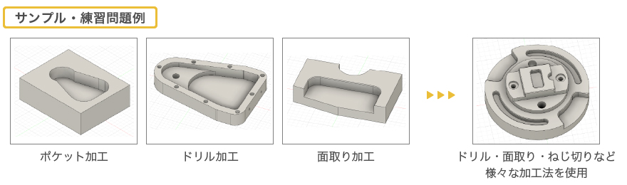 加工サンプル・練習問題例